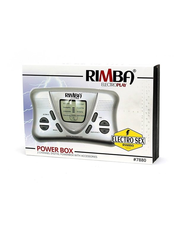 RIMBA - ELEKTRO SEX POWERBOX SET MIT LCD DISPLAY