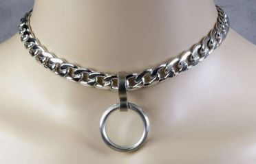 Halskette mit Ring der O 10mm