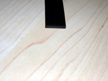 Gummi Mono Peitsche 25 mm mit Aluminiumgriff, 50 cm