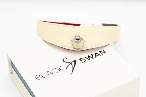 BLACK SWAN DESIGNZ - Collar Red Berry Cream - L
